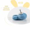 Solid Metal Thread Rabbit Knobs Rounded Soft Edges Cabinet Knobs  Kids Room