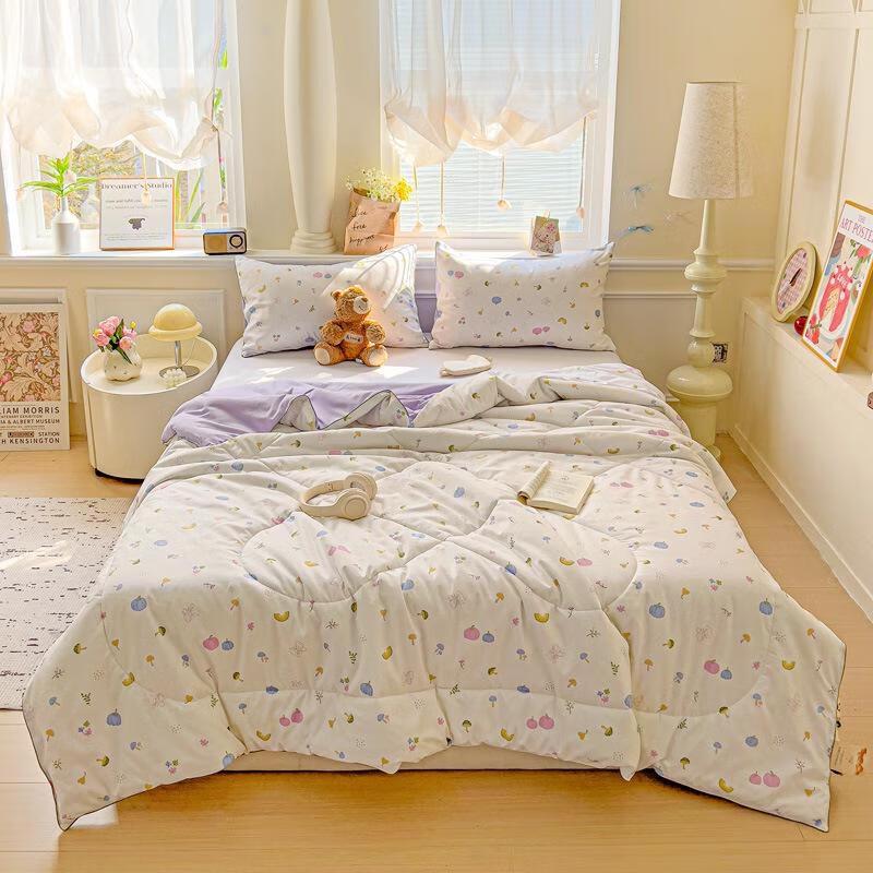 

Zhenbuchuo Soy Fiber Double Gauze Cartoon Print Summer Quilt 200*230cm