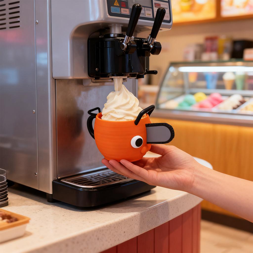 New And Popular 3D Printed Ice Cream Cup Holder/cup Rack