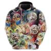 Men's Funny Cat And Pizza Graphic 3D Hoodies Fashion Men Women Long Sleeve Hooded Anime Sweatshirt Pullover Oversized Streetwear