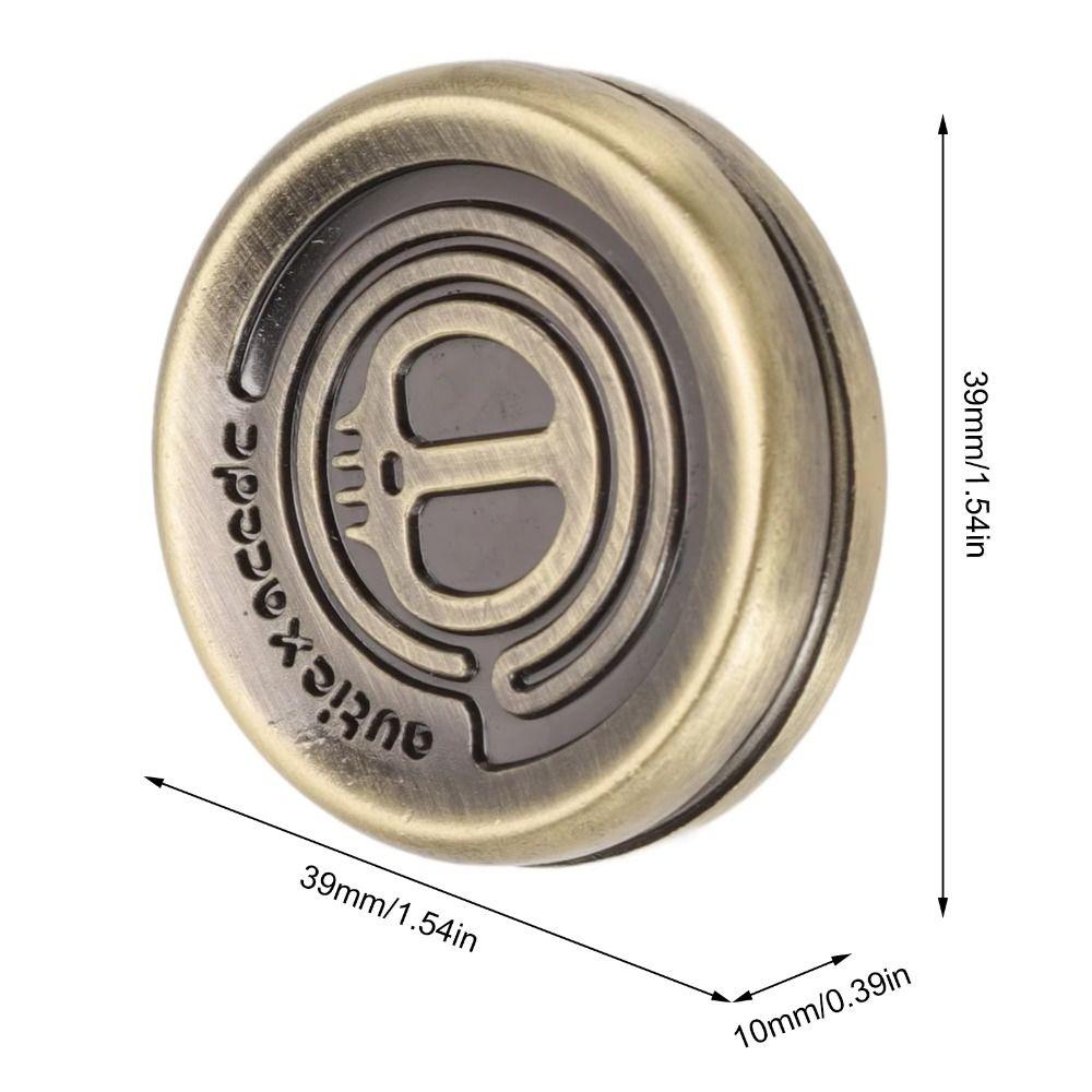 Sensory Toys Devil Milk Cap Tactile Coin Fidget Slider Desk Toy Magnetic Haptic Coins ADHD Autism