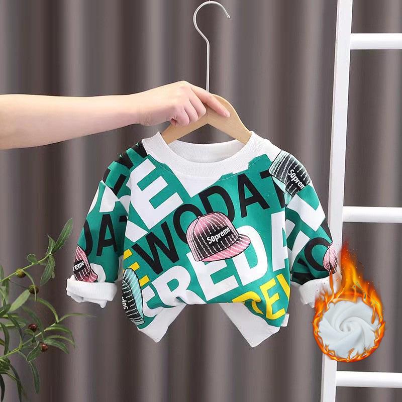 

Модный осенний комплект из двух предметов для мальчиков - трендовая детская повседневная одежда Size 100 - Height 95 cm