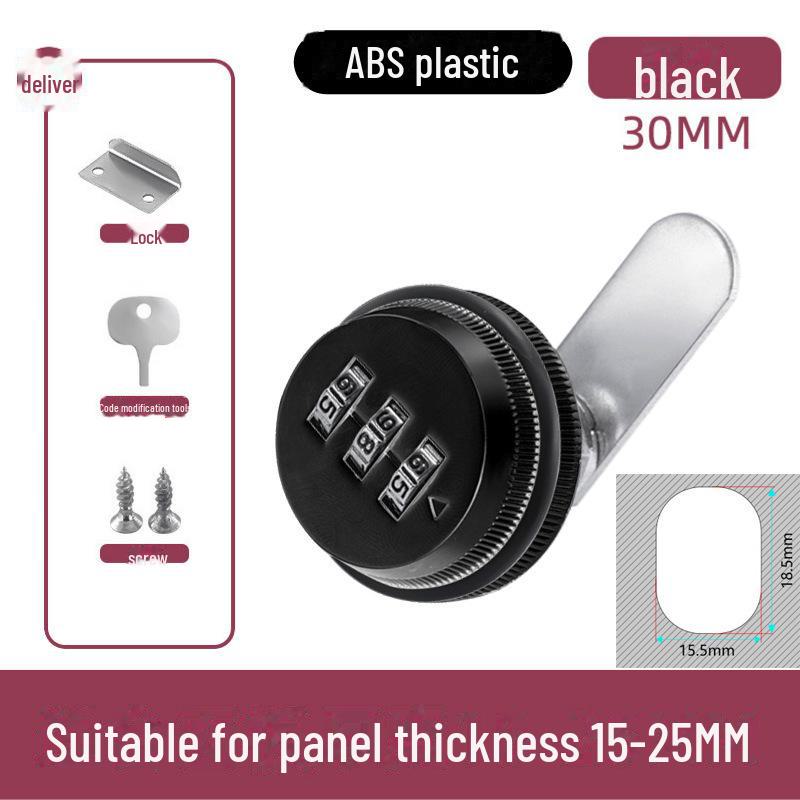 Zinc Alloy Mechanical Combination Cam Lock for File Cabinets, Electrical Boxes & Mailboxes