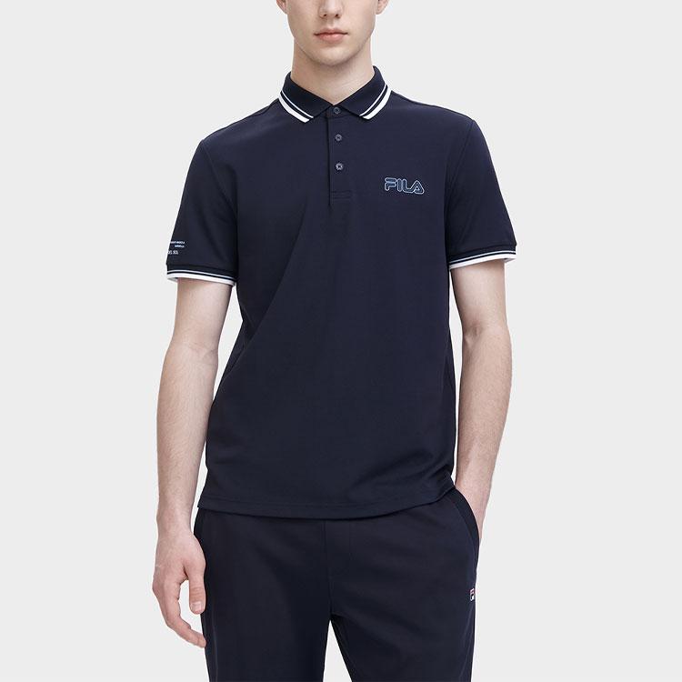New FILA Polo Shirt Men's Legend Blue F11M328119FNV