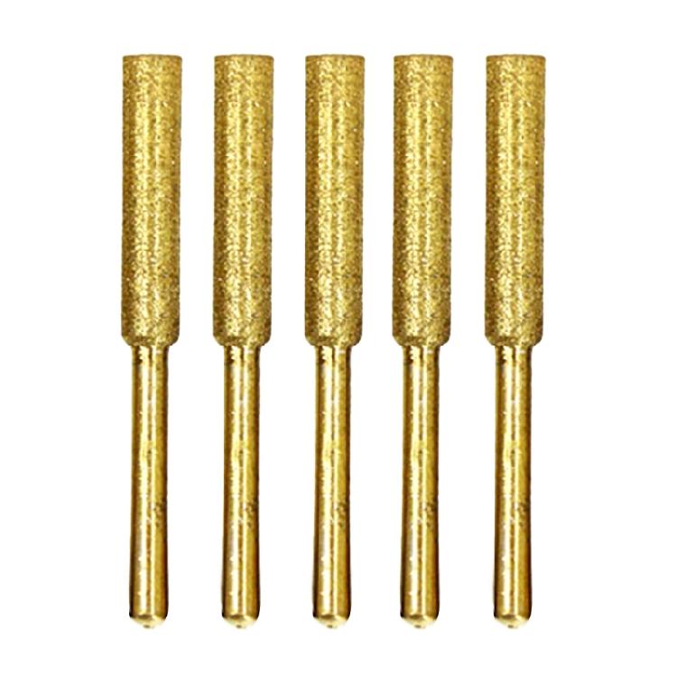 Coated Diamond Cylindrical Grinding for Head 30-4-4.8-5.5 Mm 5 Pcs