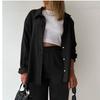 Two Piece Suit Women Summer Muslin Shirt And Trousers Clothes Two Piece Beachwear Suit Two Piece Suit Women