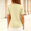 Women's Casual Short Sleeve Color T-Shirt for Everyday Wear
