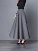 Plus Size A-Line Flowing Skirt – New Spring/Autumn Style for a Professional, Slimming Look