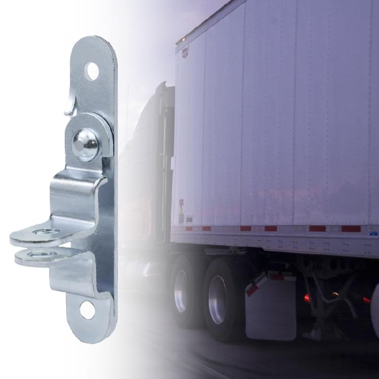 2Pcs Cargo Trailer Door Latches Hasp Keeper Steel Construction Trailer Door Locks For Harsh Weather Conditions