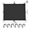 Motorcycle Bike Trunk Rear Rack Luggage Shelf Net Cover Luggage Cover Elastic Cloth Helmet Waterproof B3v5