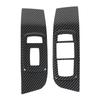 Window Control Switch Panel Trim Carbon Fiber Color Decorative Window Switch Panel for Cars