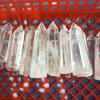 Natural Clear White Quartz Crystal Point Healing Wand Unique Mineral Specimen Ornament For Spiritual Growth And Health