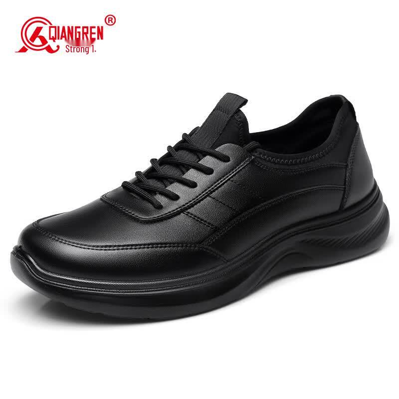Qiangren 3515 Men s Breathable Business Casual Lace-up Shoes 43