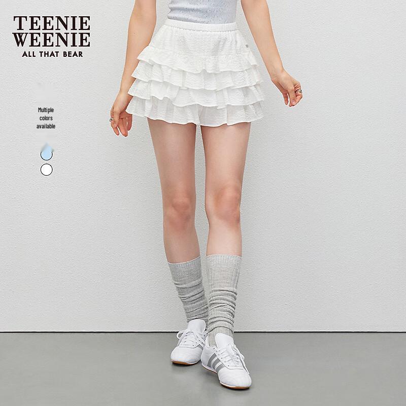 

Teenie Weenie Bear 2025 Autumn Asymmetric Tiered Skirt M