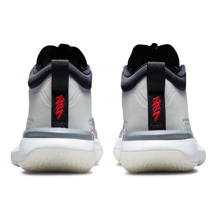 Air Jordan Zion 1 Light Smoke Grey Men Sneakers Black Total-Orange DA3130-008