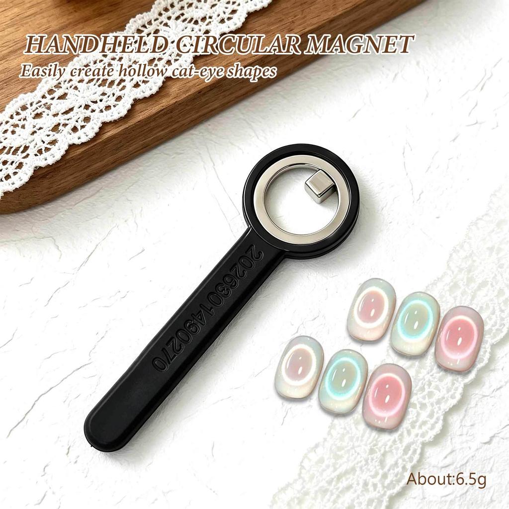 Nail Manicure Suction Hole Cat Eye Manicure Artifact New Powerful Ring Magnet Novice Auxiliary Tool