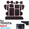 Anti-Slip Rubber Cup Cushion Door Groove Mat for Toyota RAV4 XA50 RAV 4 50 MK5   Accessories Car Stickers Mat for Phone