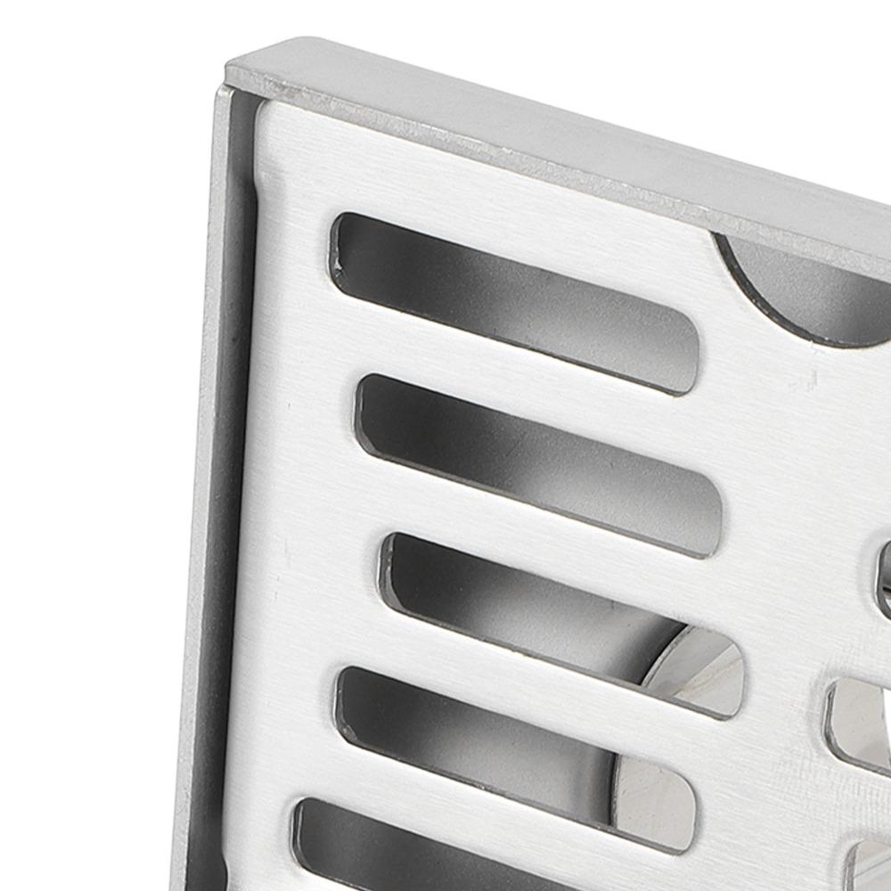 L Shape Floor Drain SUS304 Stainless Steel Side Drain Practical Corner Floor Drain  Patio