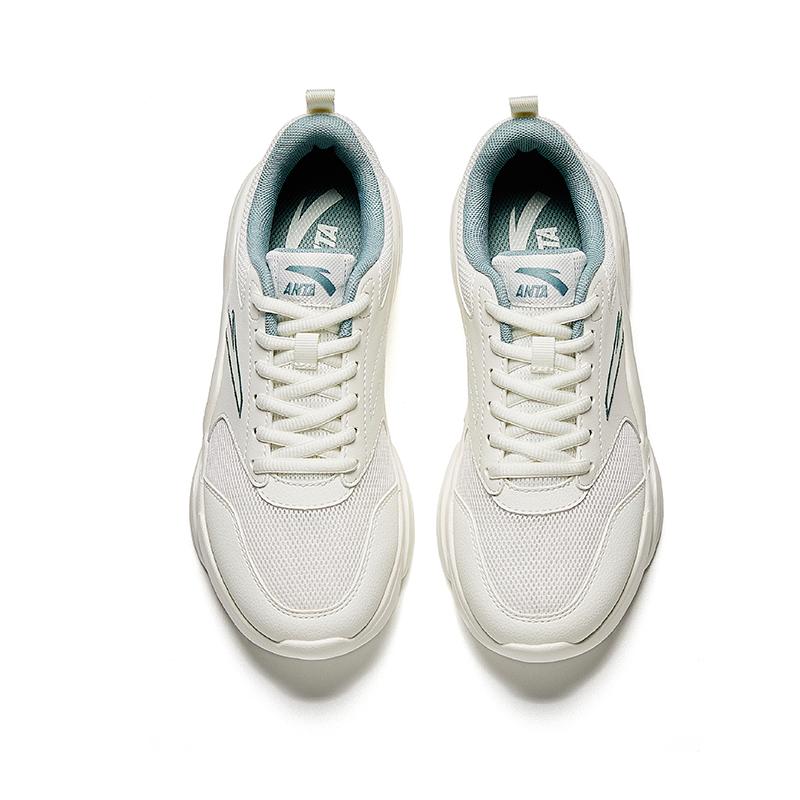 New Anta Life Collection Abrasion Resistant Breathable Low Top Casual Shoes Women's White 922538828-3
