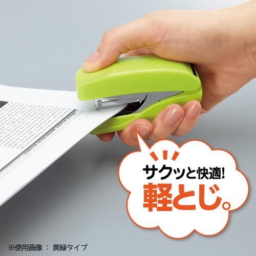 KOKUYO Stapler Stapler Power Latch Kiss 32 Sheets Blue SL-MF55-02B Body Size: 29x80x64mm/Number of Bound Sheets: PPC Paper Size 20-32 Sheets/91g