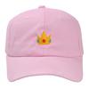 Crown Embroidered Baseball Cap Princess Peach Girl Hat Rosalina Dad Cap Spring Summer Beach Women Comfortable Sun Hat