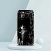 Soft TPU Transparent Phone Case Cover for iPhone 16 15 14 13 12 11 Pro Max XR 8 7 Plus XR Shell Cyber Sigil Cross Line Pattern