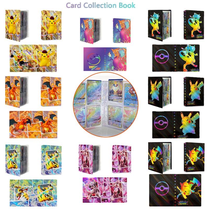 ספר אוסף כרטיסי פוקימון צבעוני לחובבי חיות מחמד כיסוי PP, 30 עמודים, 32.5 ס"מ X 20 ס"מ