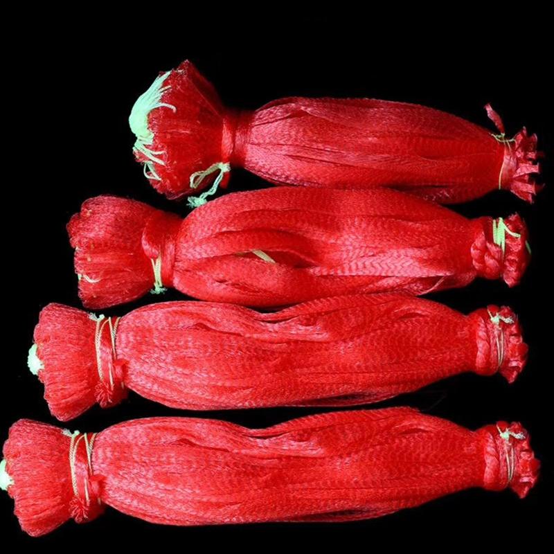 100pcs Watermelon Hammock Durable Heavy Duty Hanging Mesh Bag for Garden Fruits Vegetables Melon Net with Drawstring