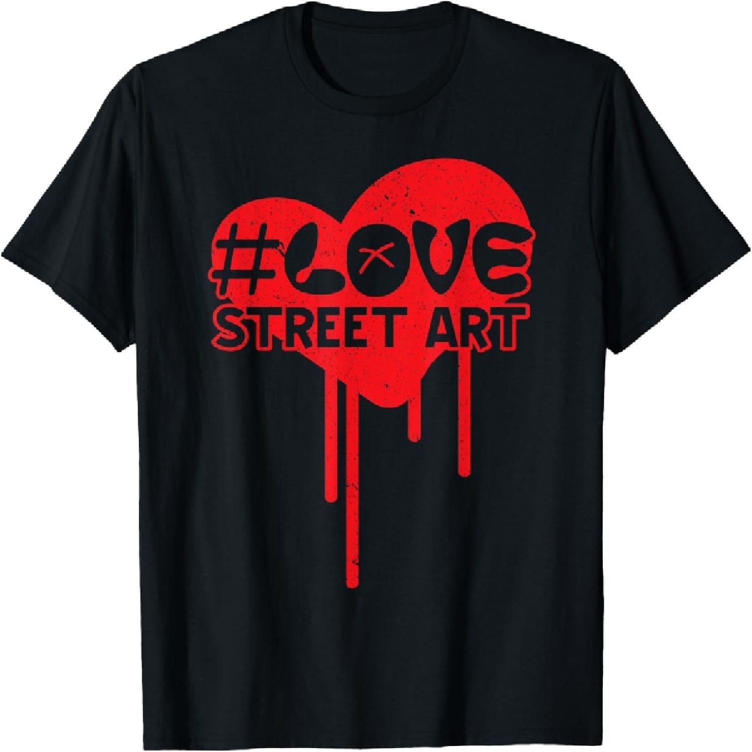Футболка с принтом Граффити Аэрозольная краска Уличное искусство Рисунок Художник(1) XXXXXL разноцветный