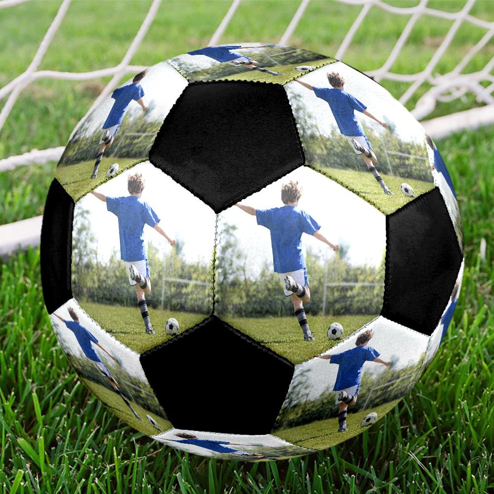 1pc Custom Photo Image Soccer Ball Size 5 Indoor Soccer Ball Fashion Colorful Backyard Game - Great For Sports Fans Gift