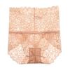 Women Panties High Waist Lace Thin Hollow Out See-through Flower Embroidery Elastic Soft