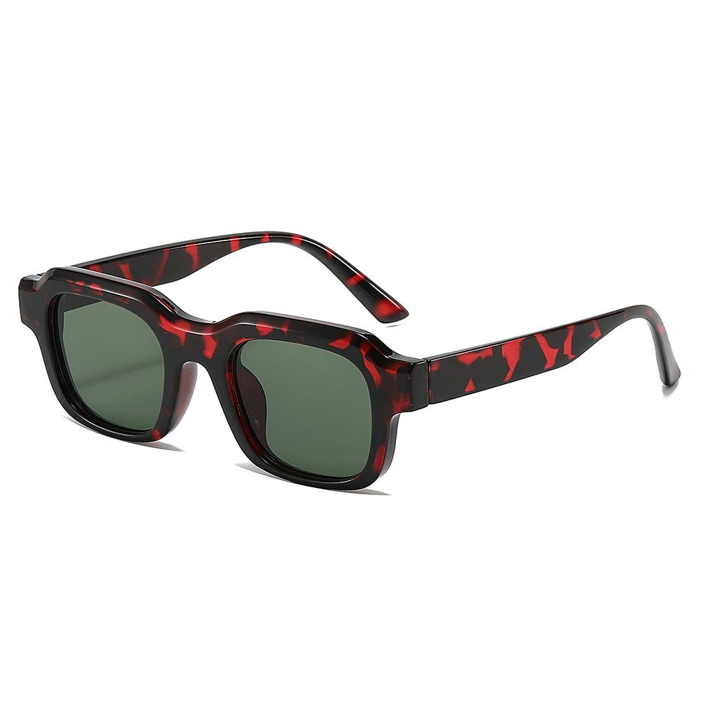 

Square Sunglasses Men for Women Transparent Sun Eyeglasses Travel Sunglasses Classic Vintage Vintage Retro UV400 Lunette Soleil Femme Gafas De Sol as picture