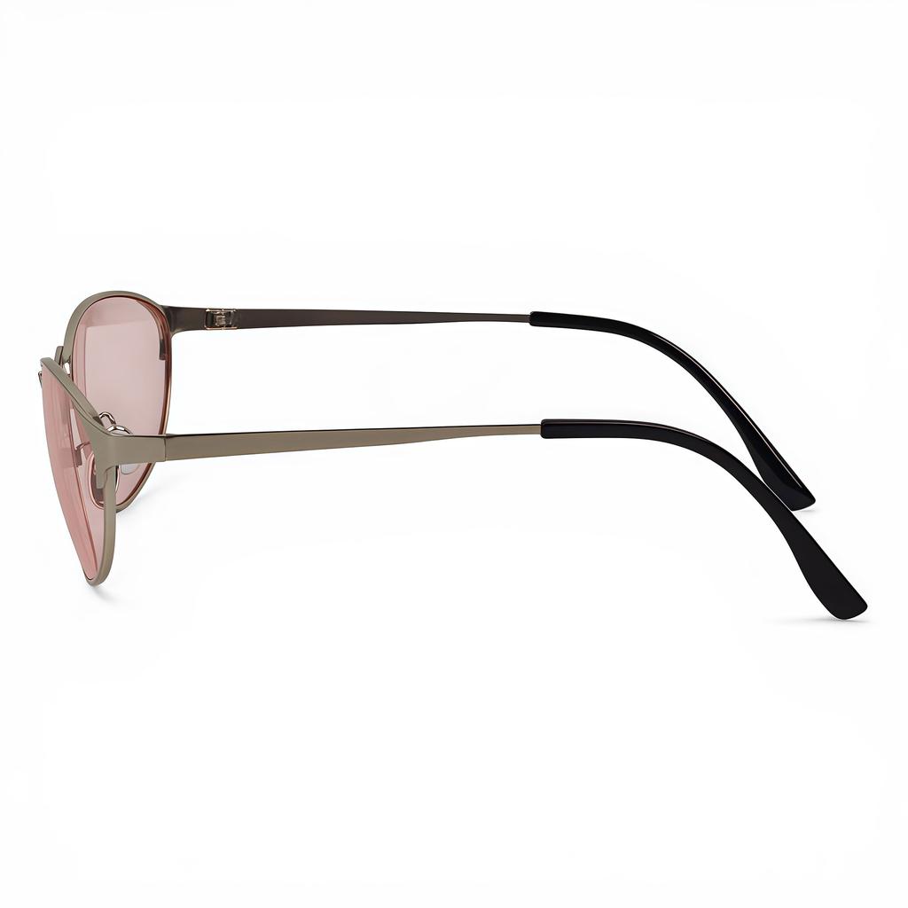 Adije Dacey (Silver-Pink Tint) Rv1041 Sunglasses Goggles Uv Protection