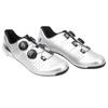 1Pair Outdoor Bike Cycling Shoes Electroplate Silver Vamp Bicycle Road Lock Shoes
