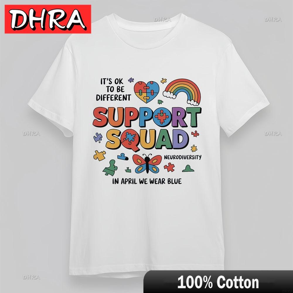 Unisexs Comfy TShirt Be Different Rainbow Puzzle Tee Short Oversize White CottonStylish Clothing Tshirts for Gym Shirts Boyfriend 4XL