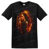 The Hunger Games Archer Fire Portrait T Shirt Fantasy Warrior Tee Vintage