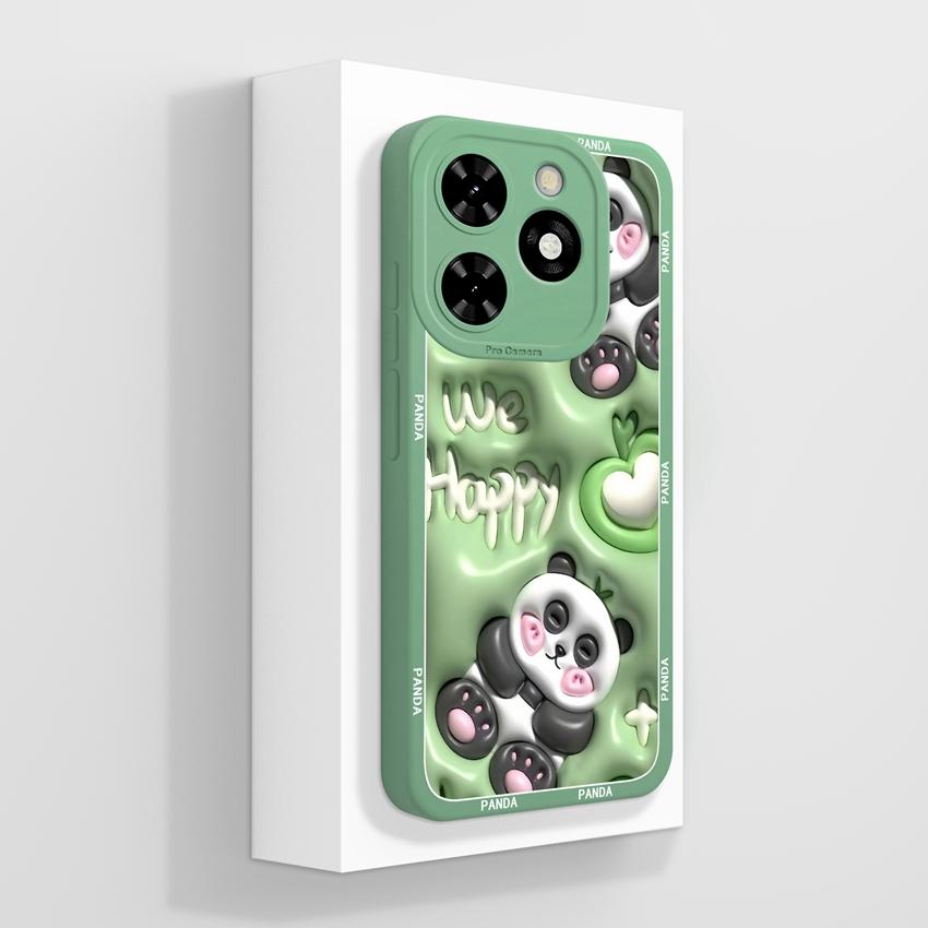 For Tecno Pop 10C Camon 40 Pro Premier Phone Bags Cute Black Cat Patterns Liquid Silicone Anti Fall Durable Premium Protection Cases For Tecno Housing