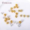 18K Gold Plated Spacer Bead For Jewelry,Decorative Beads,Metal Separator Beads,Supplies For Jewelry,Bead Jewellery Findings