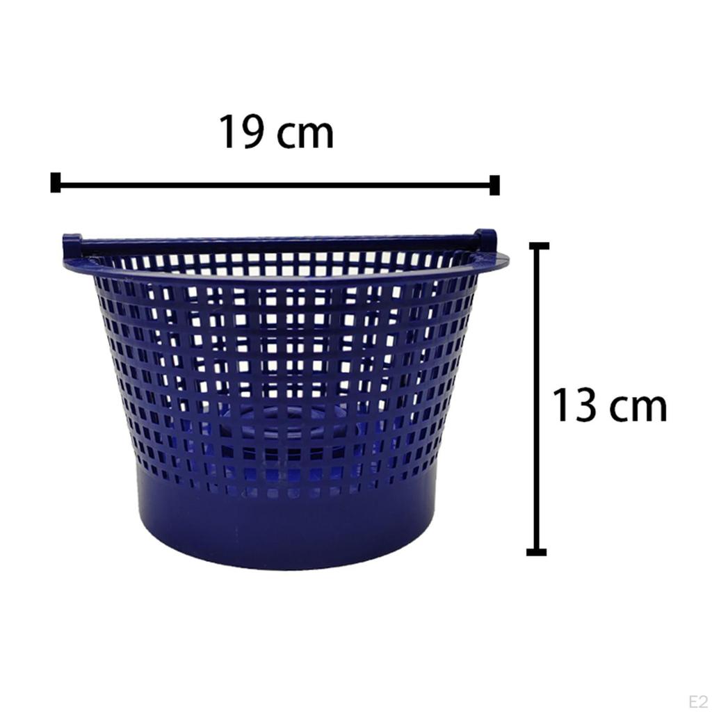 Basket Pool Supplies Replacement Strainer Fine Mesh Plastic Cleaning Tool Universal Blue for
