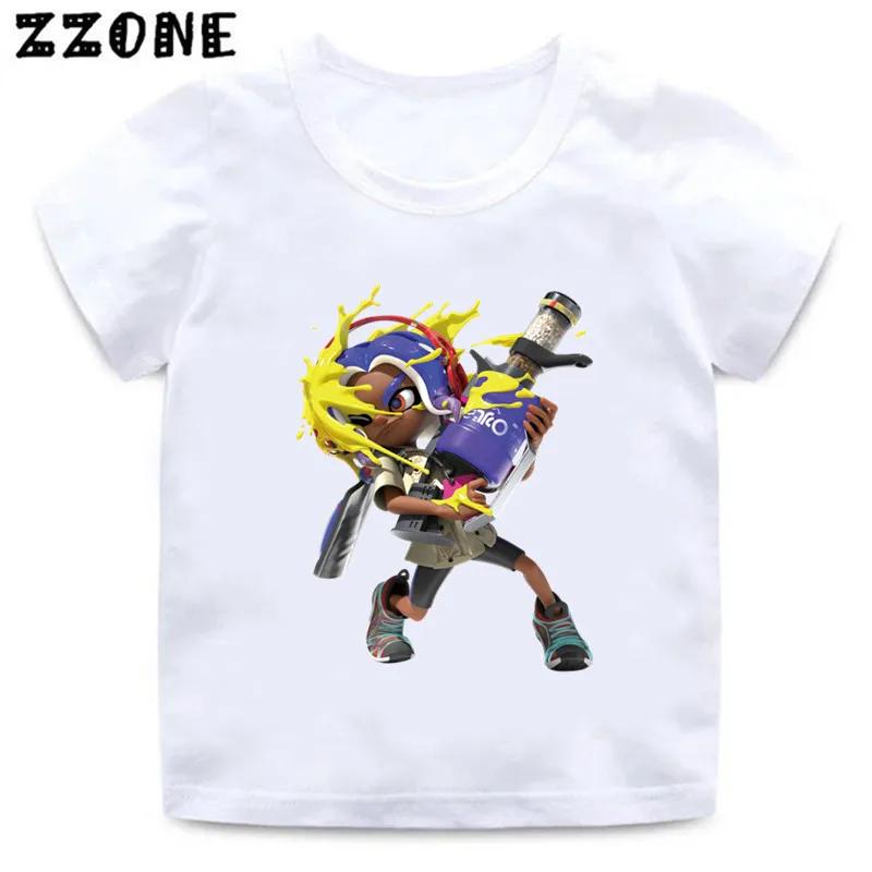 Splatoon 3 Funny Game Cartoon Kids TShirts Octolings Splatlands Girls Clothes Baby Boys T shirt Summer Children Topsooo5839