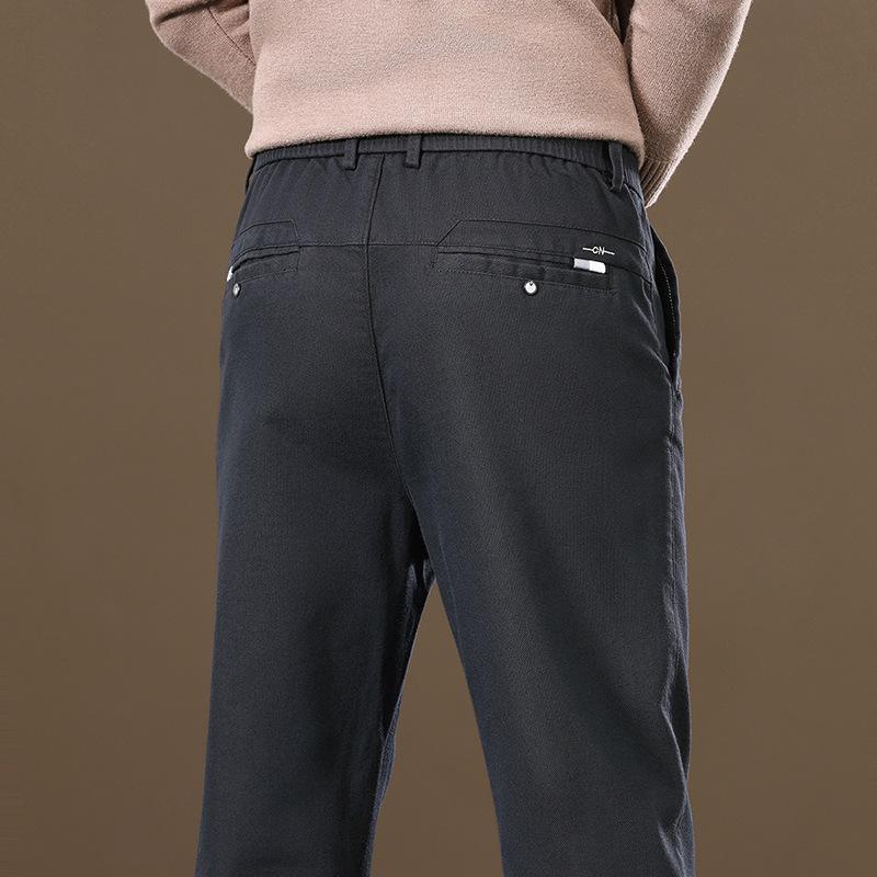 Herrars vardagsbyxor Herrars moderiktiga smala raka byxor Höst