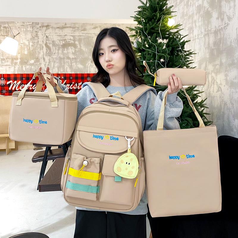 High End Large Capacity Backpack Simple Thermal Insulation Meal Bag Fashion College Style Backpack