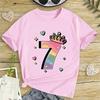 Cute Girl Creative Digital Print - Comfortable and Versatile T-Shirt