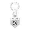 Metal/Leather Car Key Ring Braided Rope Key Case Key Chain For Volkswagen Golf 7 Caddy Passat CC Lavida Sagitar Scirocco Tiguan