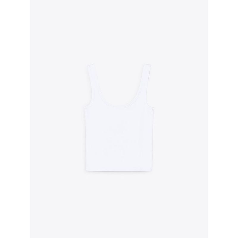 Za2025 Spring New Women's Clothing Silm Press Ornament Shoulder Strap Minimalist Easiest for Match Round Neck Camisole Tops 4424312
