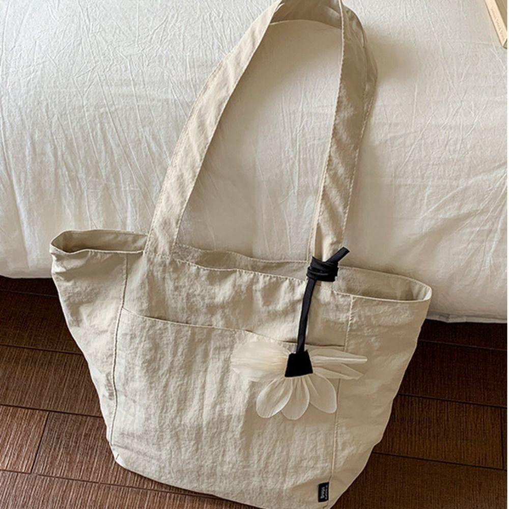 Lightweight Nylon Shoulder Bag Waterproof Handbag Fashionable Tote Bag  Women