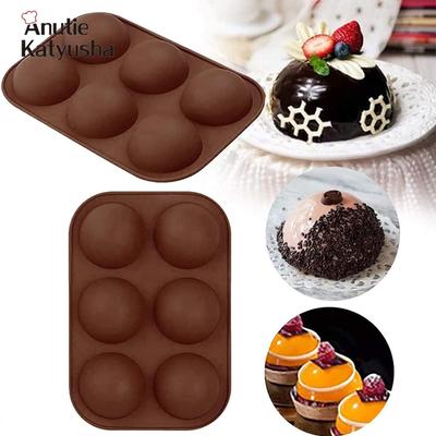 Silikon-Backform, Schokolade, handgefertigt, runde Form, Kekse, Muffins, Seifen, DIY-Werkzeug, Kuchendekoration