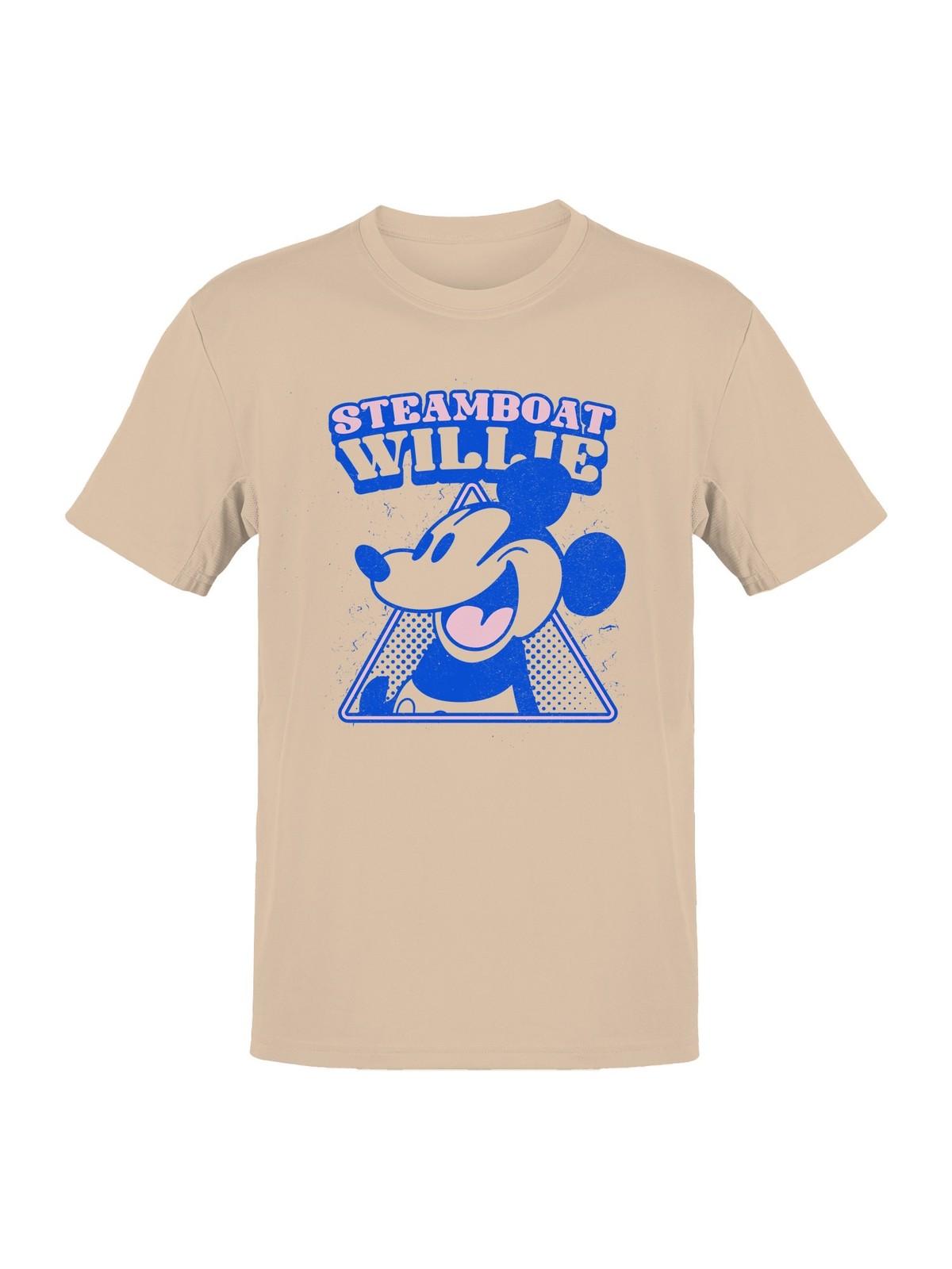 Retro Steamboat Willie Design Mens T-shirt XXXL
