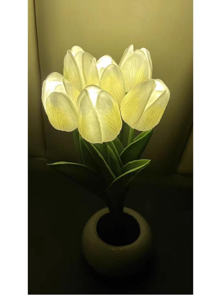 Dimmbares LED-Tulpen-Nachtlicht Blumenstrauß für Schlafzimmer-Dekoration
