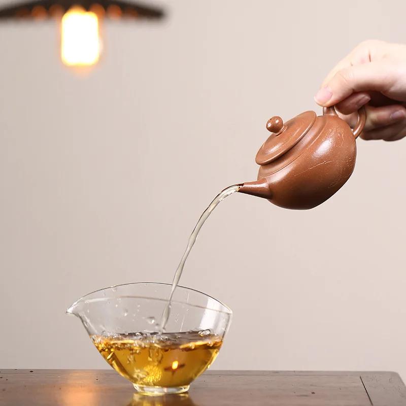 130ml Chinese Yixing High Grade Purple Clay Teapots Beauty Tea Infuser Kettle Famous Handmade Tea Pot Zisha Tea Set Collection